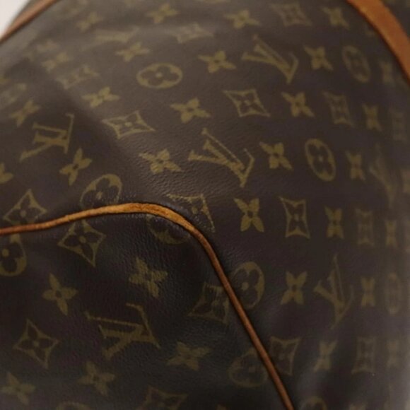 LOUIS VUITTON Monogram Keepall 55 Boston Bag M41424 LV Auth 139874 - Picture 5 of 16